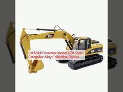 Cat320dl 발굴기 모델 1/50 스케일 ∙ Caterpillar 합금 수집품 복제품