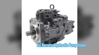Komatsu PC55 유압 펌프 교체 솔루션