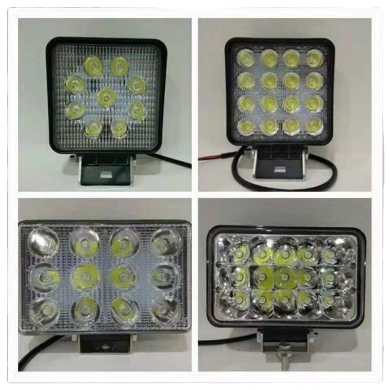 48W LED 발굴기 조명 12V 24V 발굴기 자동차 트럭 작업 조명