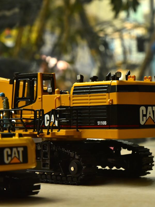 카터 CAT5110B 큰 발굴기 모형 모형 엔지니어링 차량 함께 금속 시뮬레이션 핸드피스 장식