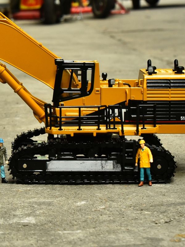 카터 CAT5110B 큰 발굴기 모형 모형 엔지니어링 차량 함께 금속 시뮬레이션 핸드피스 장식