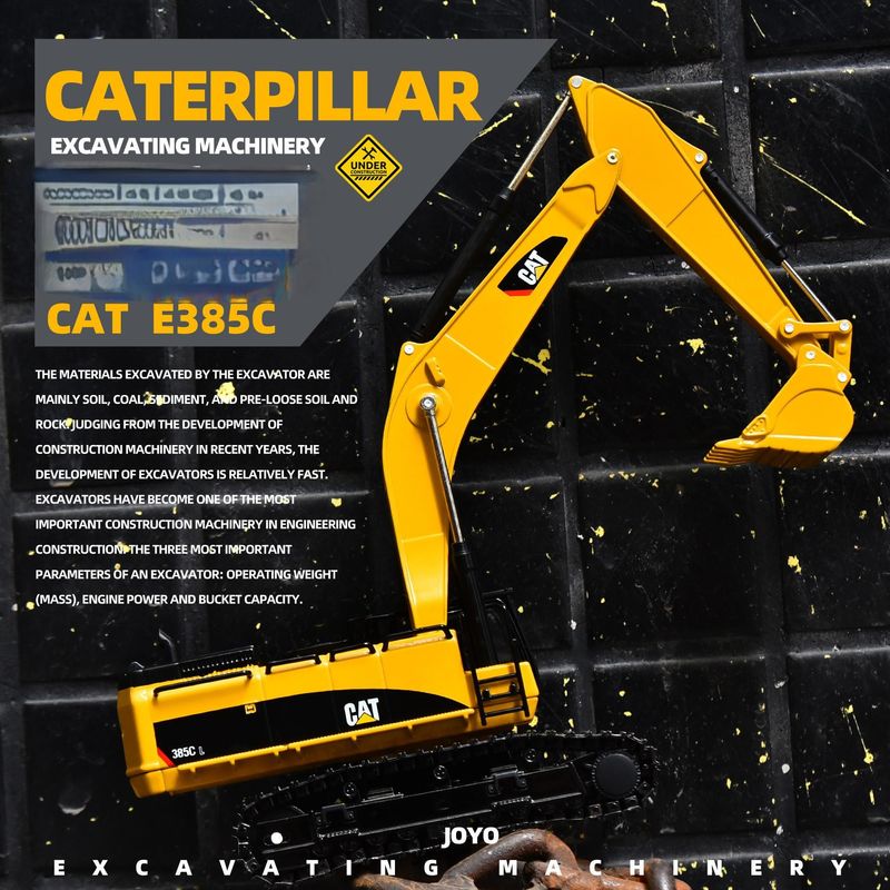 카터 CAT385C 발굴기 모델 합금 금속 토양 엔지니어링 원본 시뮬레이션 핸드 자동차 장식