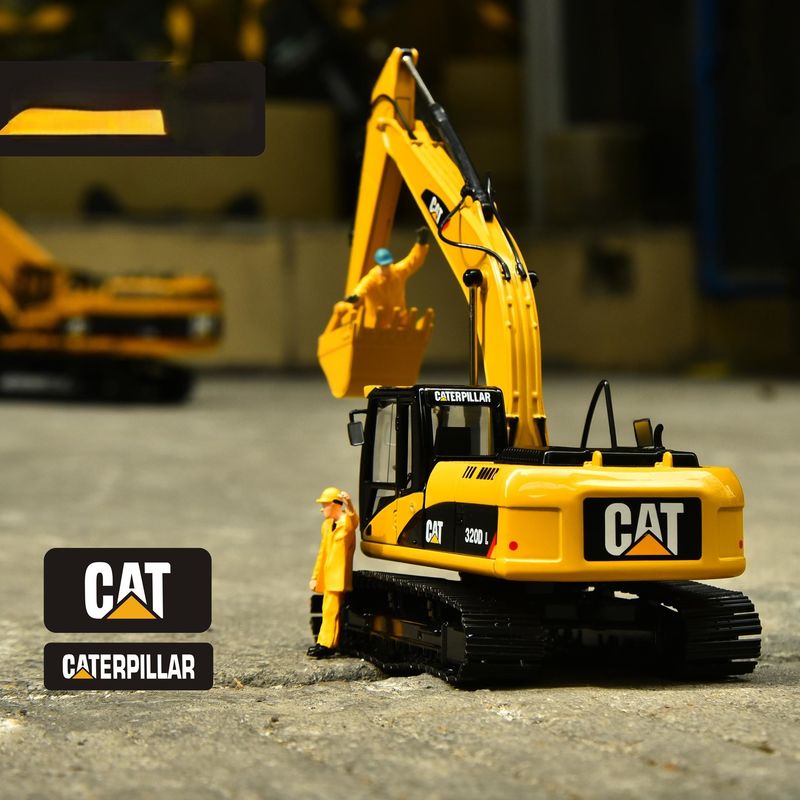 카터 CAT320DL 발굴기 원본 모델 합금 시뮬레이션 엔지니어링 차량 장식 수제품 컬렉션 장식품