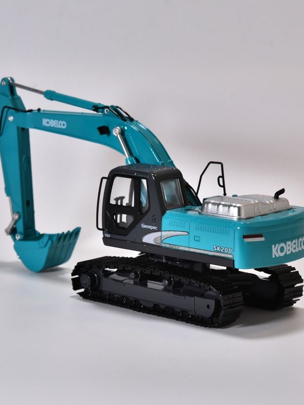 발굴기 모델 KOBELCO 원본 시뮬레이션 금속 합금 자동차 신코 SK200 장식 비 장난감