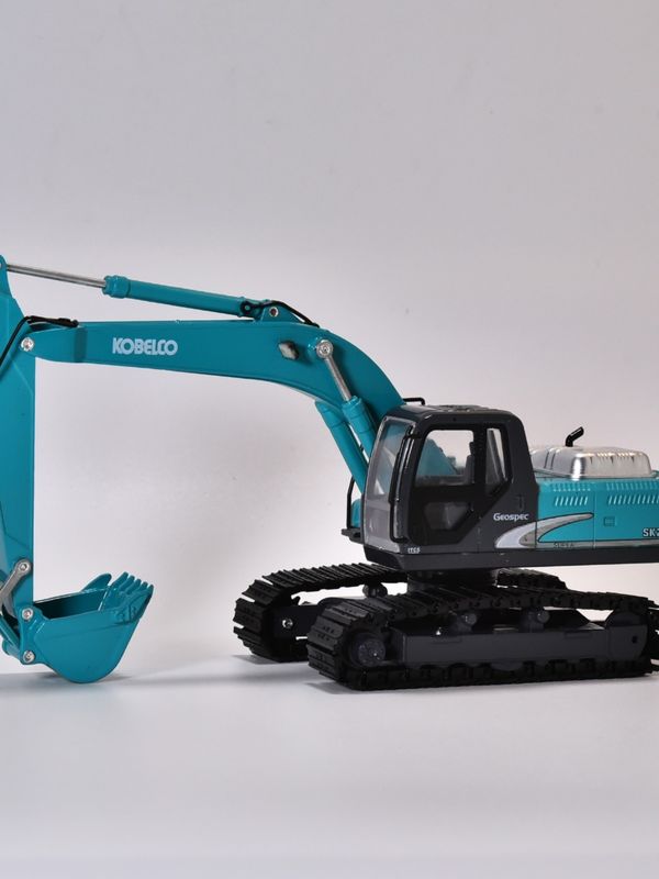 발굴기 모델 KOBELCO 원본 시뮬레이션 금속 합금 자동차 신코 SK200 장식 비 장난감