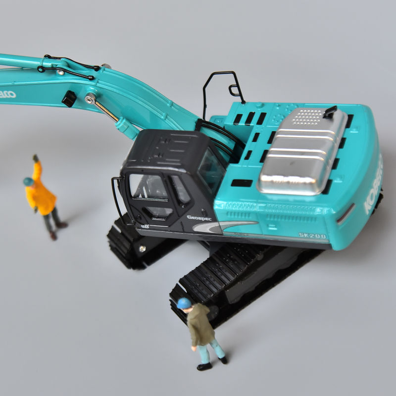 발굴기 모델 KOBELCO 원본 시뮬레이션 금속 합금 자동차 신코 SK200 장식 비 장난감