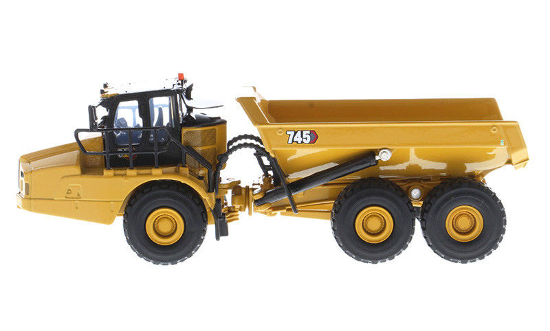 CAT 745 관절형 덤프트럭: 1:64 스케일 합금 모델 중장비 수집품