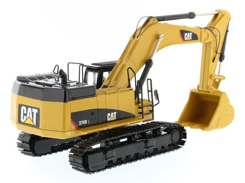 CAT 374D L 발굴기 다이 캐스트 모델 1/50 스케일 합금 건설 차량 장난감 85274