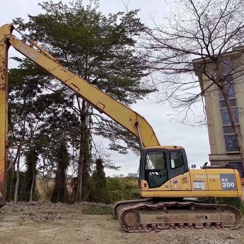 18m 장거리 팔을 가진 강력한 사용 된 코마쓰 PC200-7 발굴기