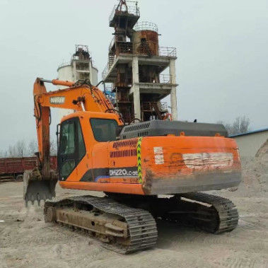 품질 사용 된 Doosan DH220-9E 22 톤 발굴기 풀 서비스 역사 광업 건설 토지 이동