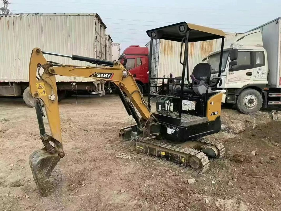 2021 SANY SY16C 컴팩트 미니 발굴기 1.6 톤 3000 시간 CE ISO 조경 유틸리티