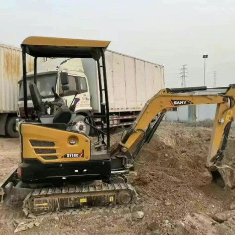 2021 SANY SY16C 컴팩트 미니 발굴기 1.6 톤 3000 시간 CE ISO 조경 유틸리티