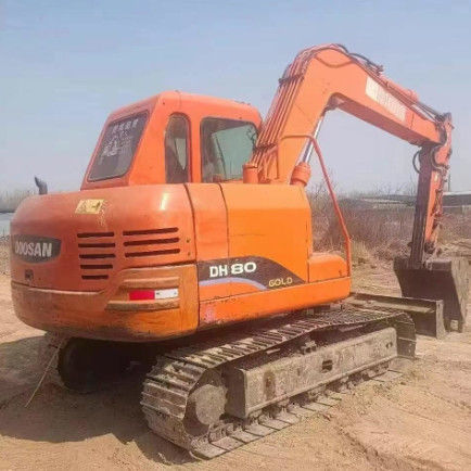 사용 된 Doosan DH80 미니 발굴기 8 톤 용량 CE ISO 조경 용품
