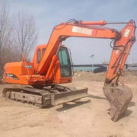 사용 된 Doosan DH80 미니 발굴기 8 톤 용량 CE ISO 조경 용품