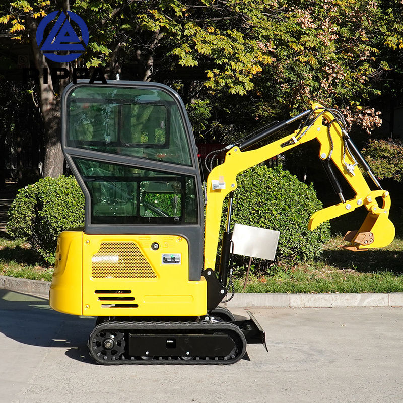 R327 1.5T 미니 발굴기 CE ISO 인증 1 년 보증 조경 공사 건설