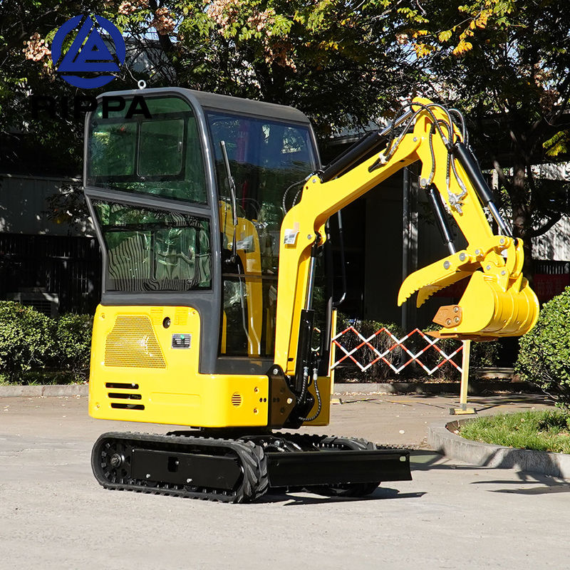 R327 1.5T 미니 발굴기 CE ISO 인증 1 년 보증 조경 공사 건설
