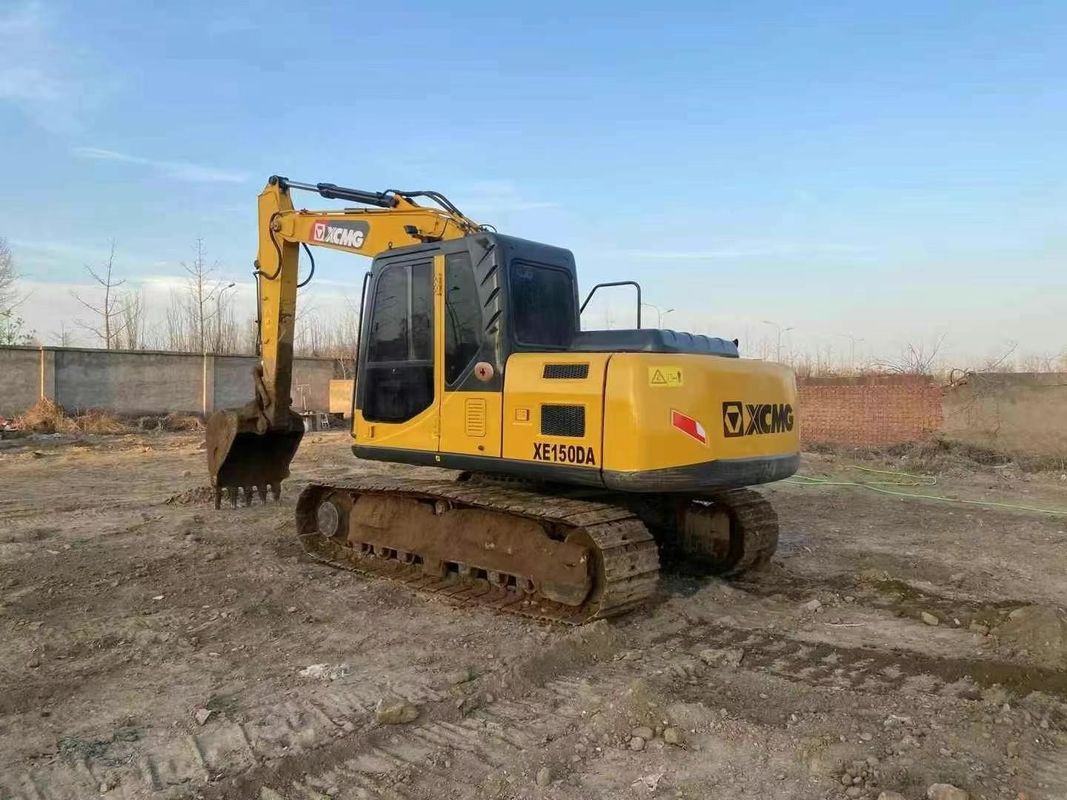 사용 된 XCMG XE150DA 발굴기 15 톤 건설 광산 지구 이동용 중량 기계