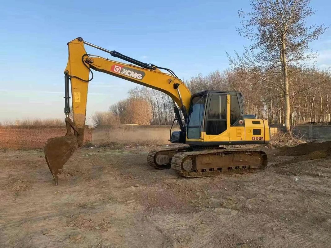 사용 된 XCMG XE150DA 발굴기 15 톤 건설 광산 지구 이동용 중량 기계