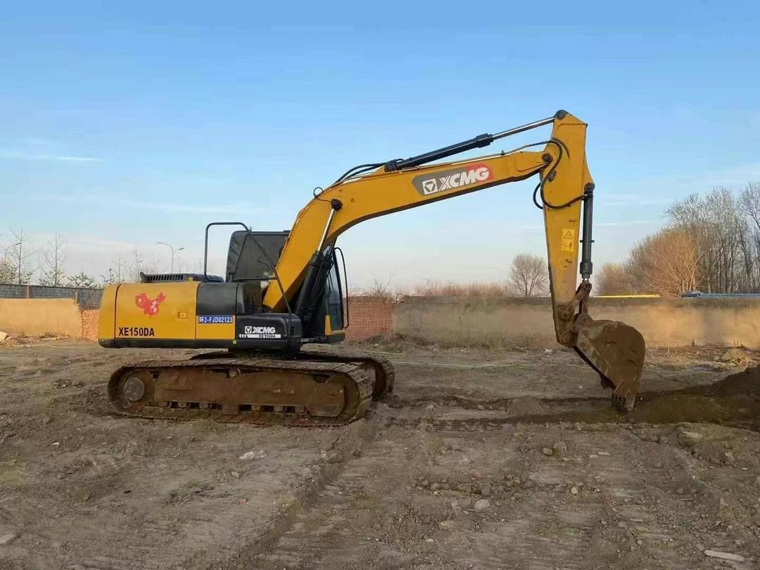 사용 된 XCMG XE150DA 발굴기 15 톤 건설 광산 지구 이동용 중량 기계