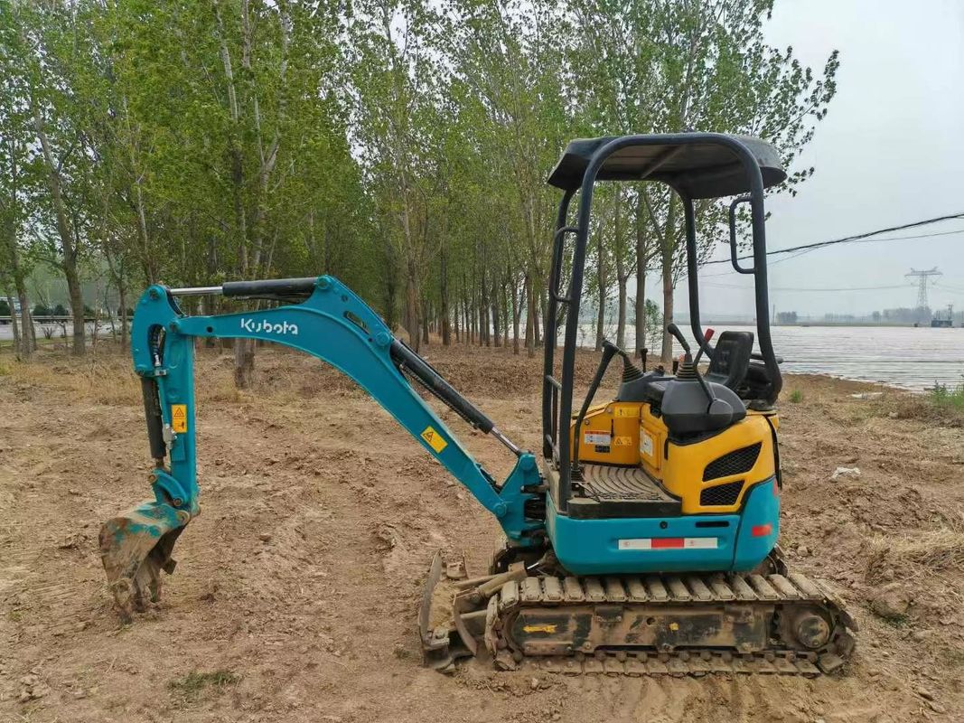 Kubota U15 미니 굴삭기 중고 건설 기계를 사용했습니다