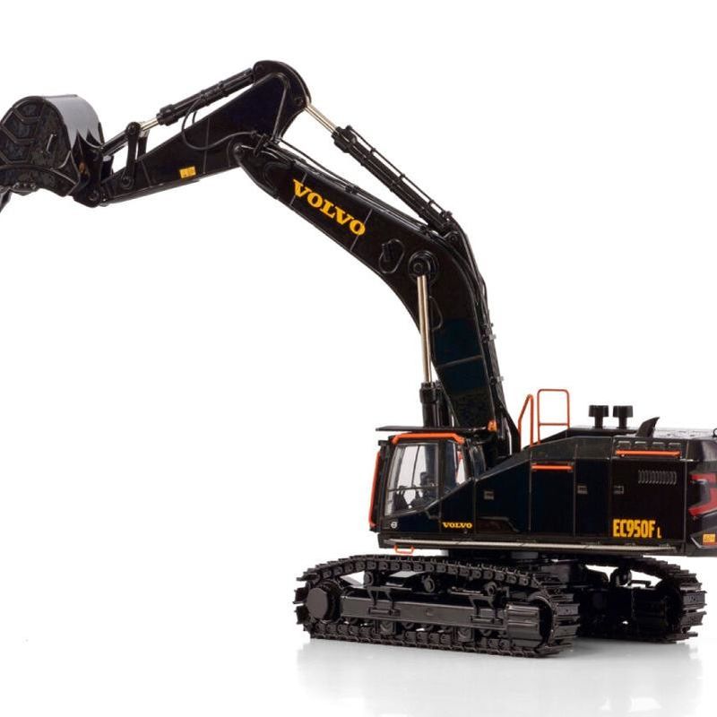 볼보 EC950F WSI 1/50 합금 발굴기 다이 캐스트 모델 블랙 다이아몬드 한정판 수집품