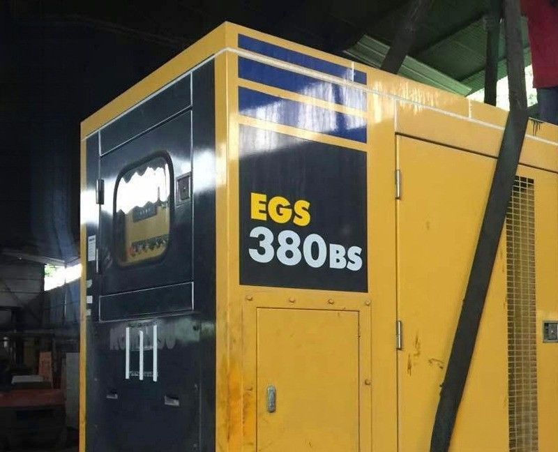 코마쓰 EGS380BS 1/50 합금 발전기 엔진 모델 다이-가스트 건설 기계 수집품