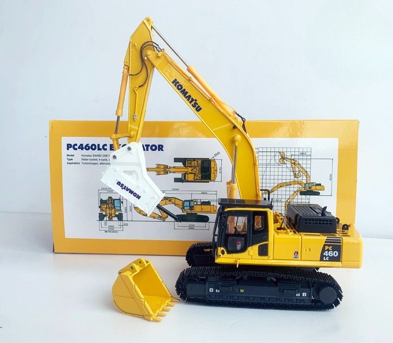 코마쓰 PC460LC-8 1/50 다이카스트 합금 발굴기 모델