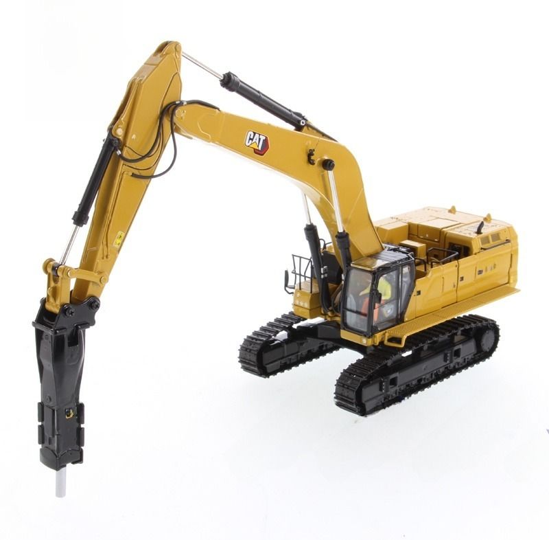 DM 1/50 스케일 중량 발굴기 철거 망치 잡기 건설 모델 85709