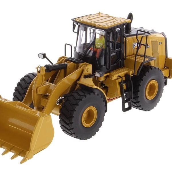 DM 신형 1/50 스케일 휠 로더 다이캐스트 합금 삽 모델 85686 건설 차량