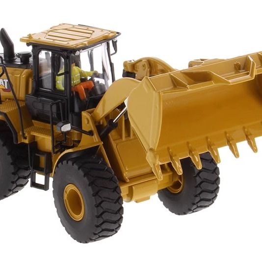 DM 신형 1/50 스케일 휠 로더 다이캐스트 합금 삽 모델 85686 건설 차량