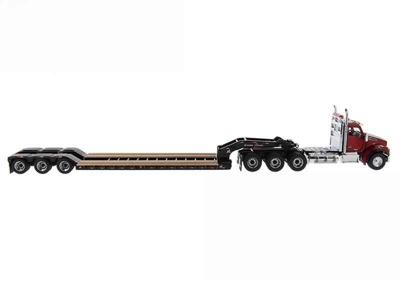 Kenworth T880S 아메리칸 켄워스 자동 견인 트럭 1/50 수송 모델 DM71061 (부스터 포함)
