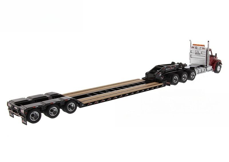 Kenworth T880S 아메리칸 켄워스 자동 견인 트럭 1/50 수송 모델 DM71061 (부스터 포함)