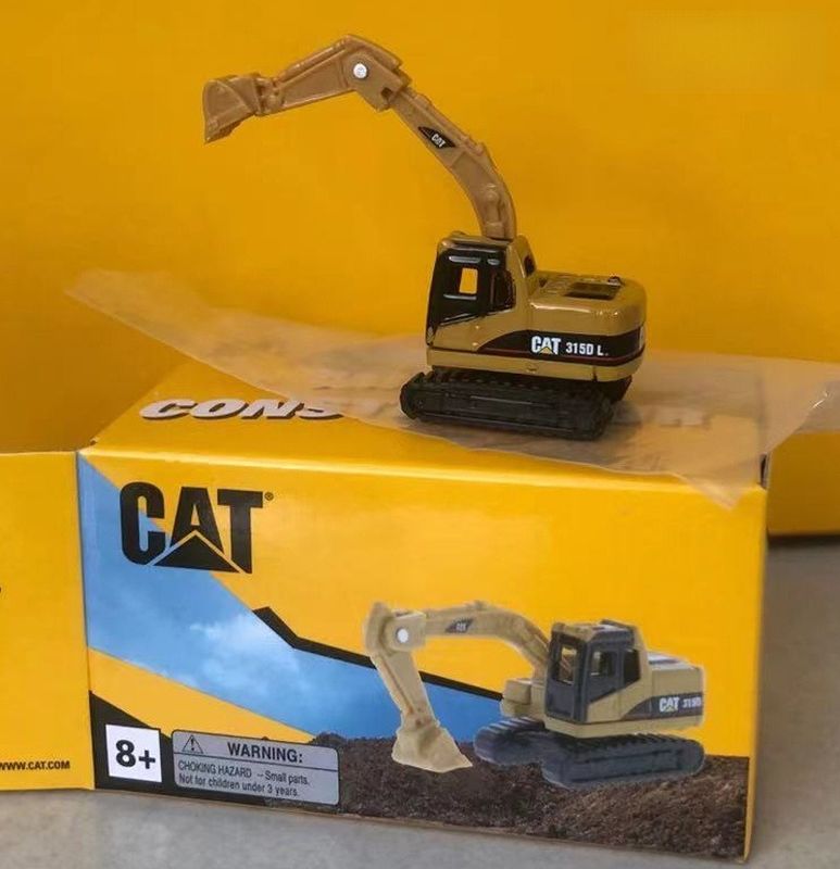 진짜 미니어처 건설 차량 세트 1:50 스케일 합금 모델 장난감 85980CB-CASE MINI