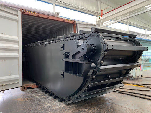 40 톤 양서식 발굴기 습지 부기 유역 발굴기